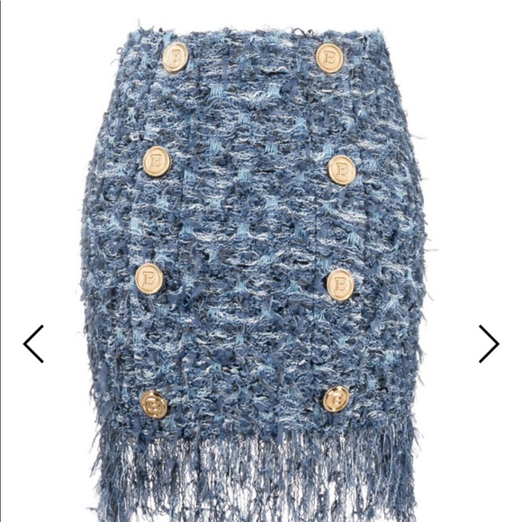 Authentic BALMAIN suit top and skirt NEW with tags - Picture 1 of 3